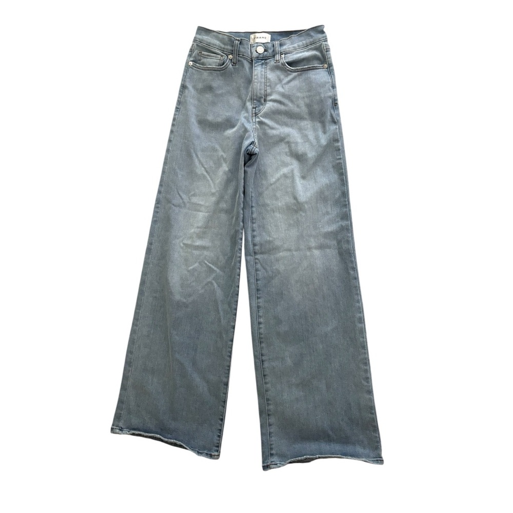 Frame Denim High Rise Wide Leg Jeans - Picture 3 of 6